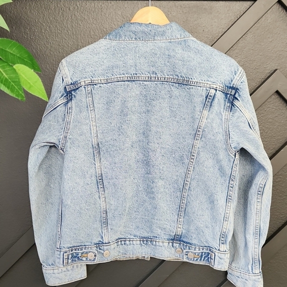 {Levi's} 4 Pockets Light Blue Denim Jacket Small - Picture 2 of 14